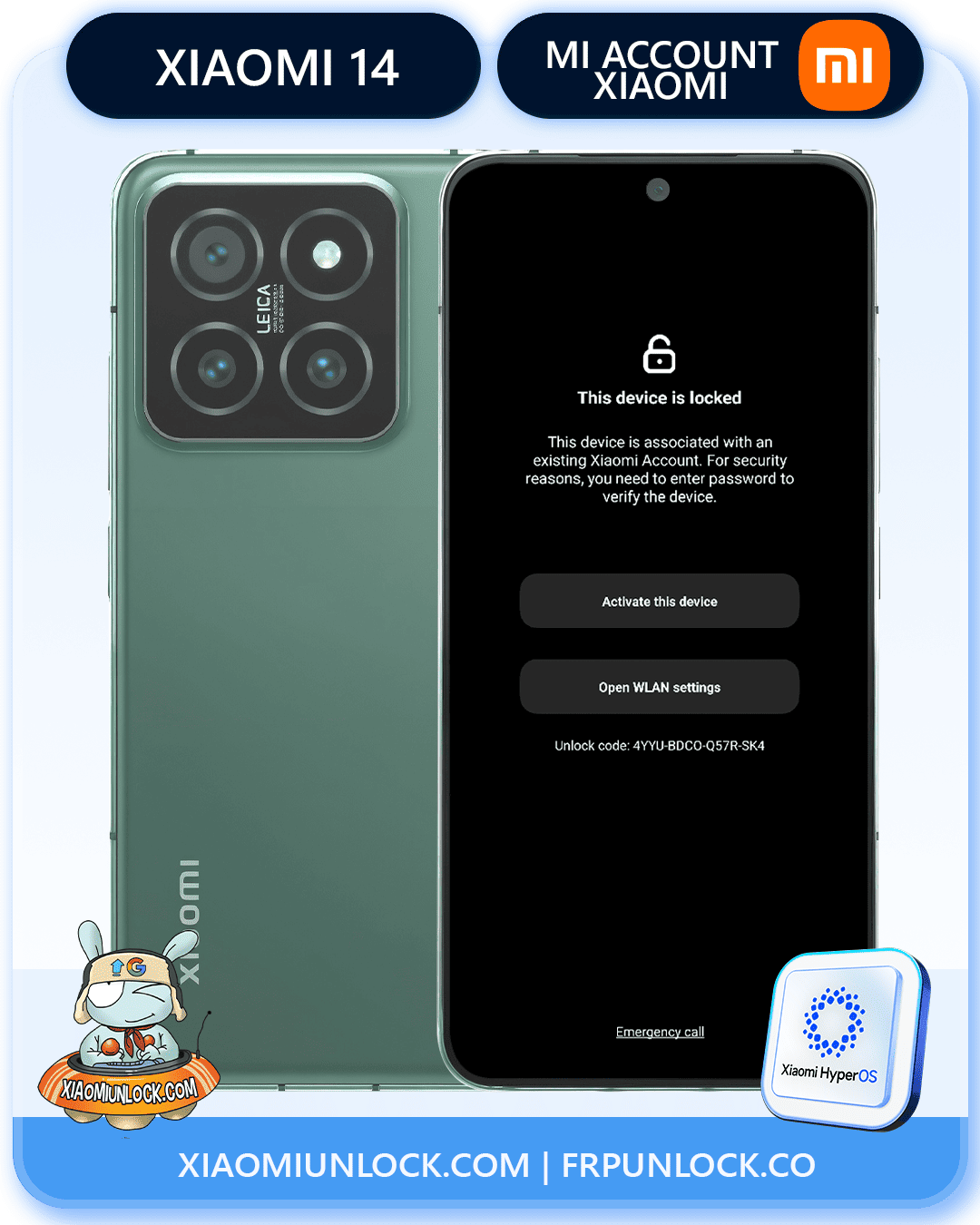 Remove Xiaomi Mi Account Xiaomi 14